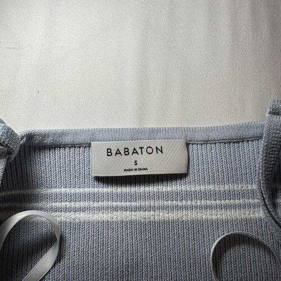 Blue & White Babaton Tank Top - Picture 3 of 4